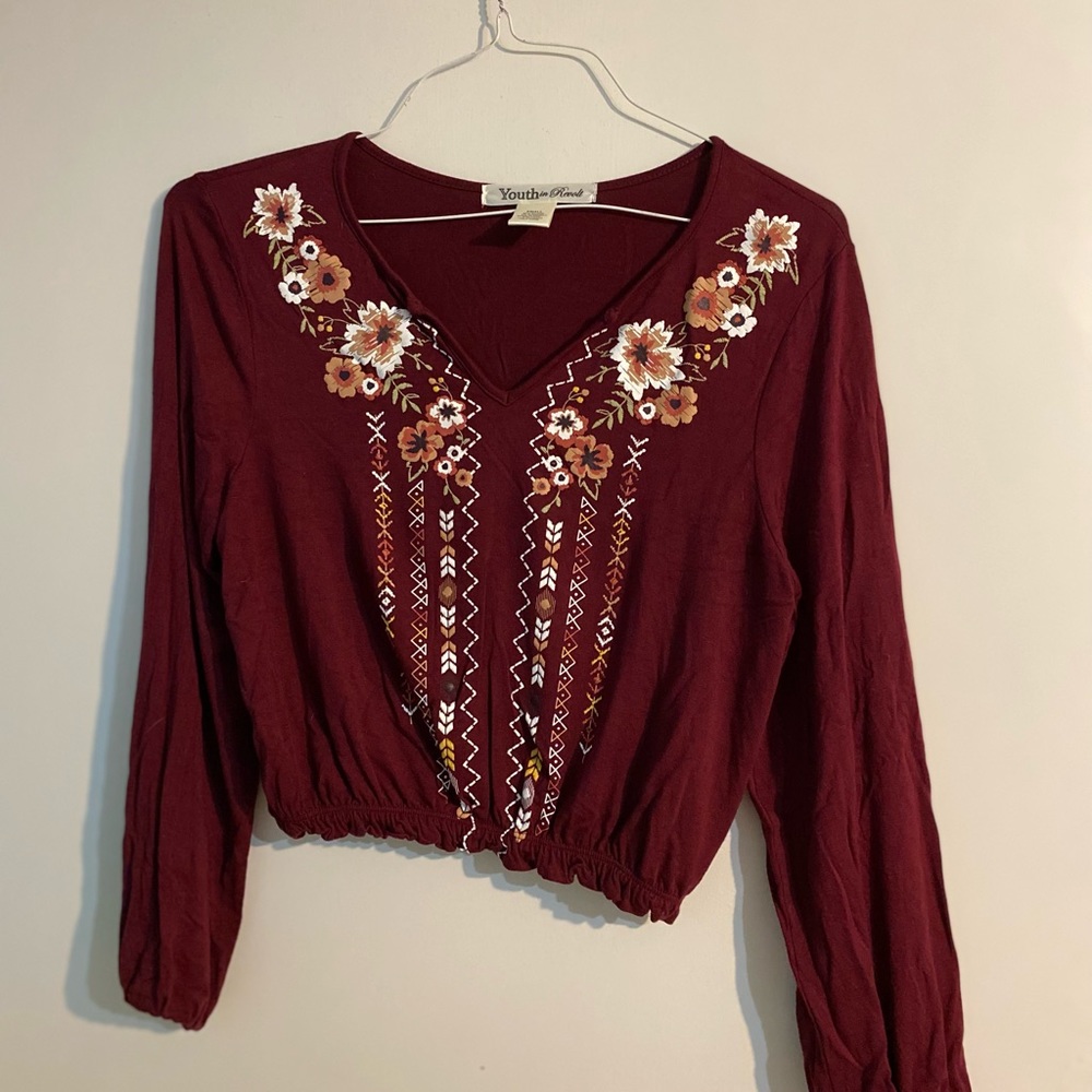Small crop blouse